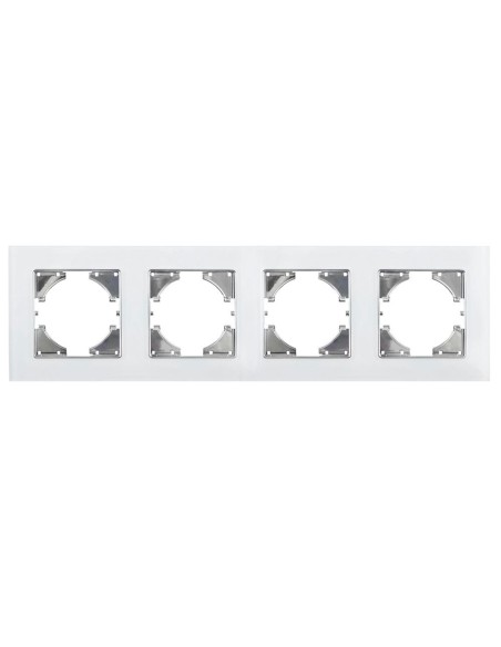 Marco de empotrar S-EMPOTRAR cristal blanco Onlex 4 elementos
