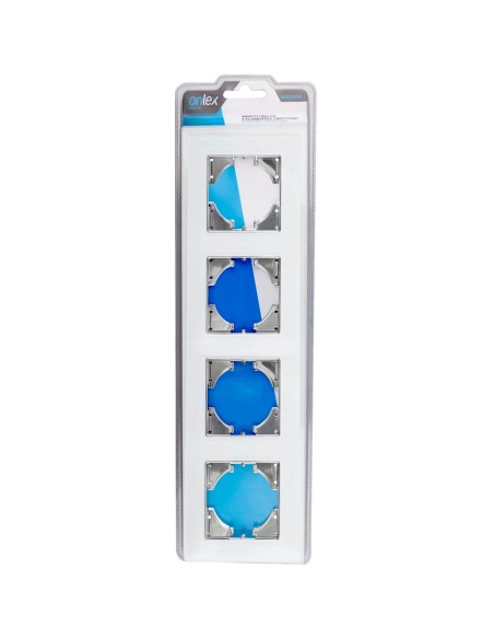 Marco de empotrar S-EMPOTRAR cristal blanco Onlex 4 elementos
