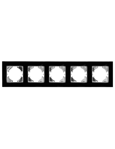S-EMBED FRAME in black ONLEX glass with 5 elements