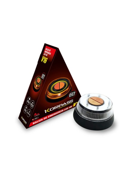 LED Emergency Light 4W with Magnetic Base and COB Flashlight