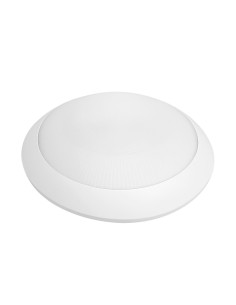 White IP65 Mate 265mm Ceiling Lamp with E27 Light Fixture