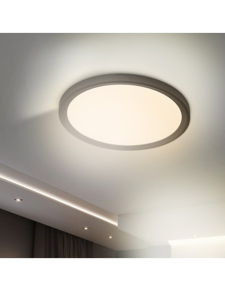 Round LED Panel Surface Black 300mm 24W 3CCT