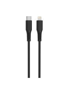 Onlex Type-C/Lighting Charging Cable 1 m Black