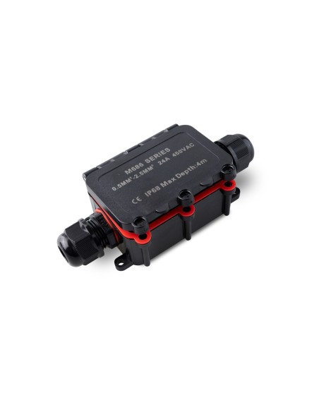 Caixa de Emparelhamento Exterior IP68 com 2 Roscas
