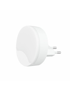 Warm Round 1W LED Night Light with Light Sensor