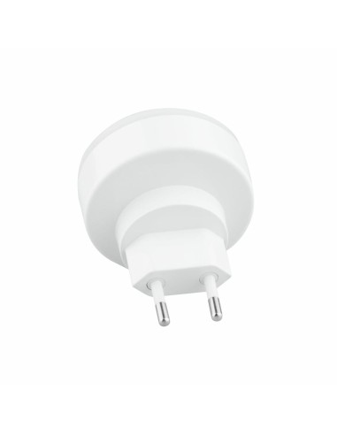 Warm Round 1W LED Night Light with Light Sensor
