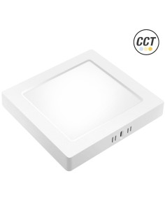 White Square Surface LED Downlight 18W CCT