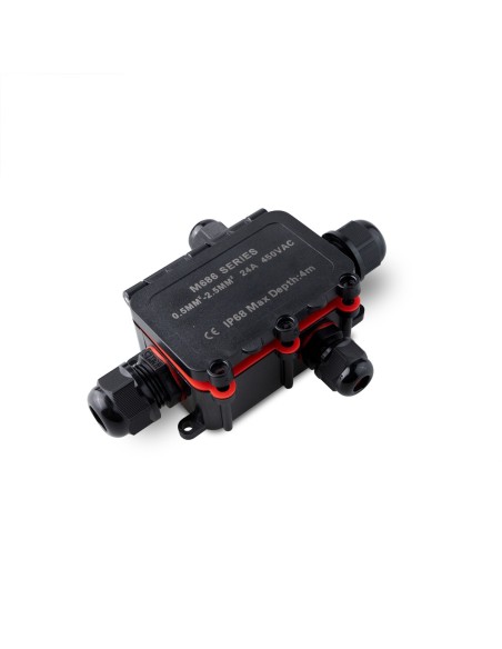 Caixa de Emparelhamento Exterior IP68 com 4 Roscas