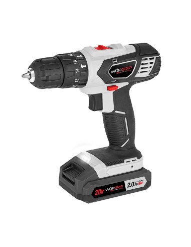 Worgrip 20V Percussion Drill and Grinder Kit with 2 Batteries