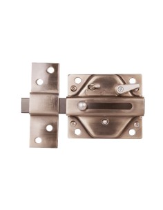Bronze Security Handlock 27x50mm with Round Cylinder