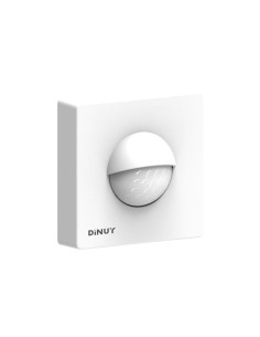 Detector de movimento e presença 180º parede Branco IP55