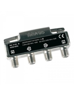 Derivador 2D tipo B com conectores F 15 dB