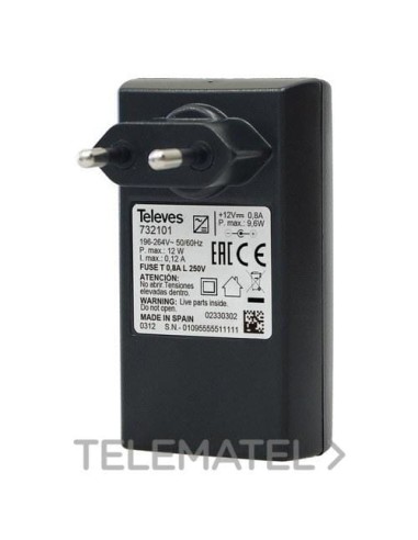 Alimentation stabilisée Nevoswitch 12V-0,8A