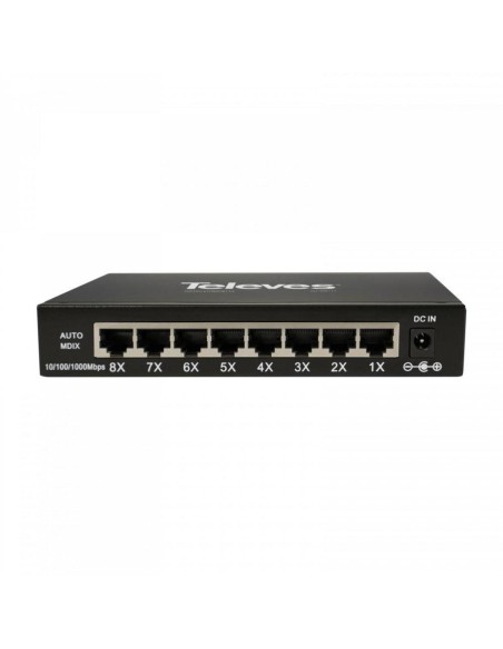 Switch Ethernet L2 No Gestionable 8 Puertos Gigabit