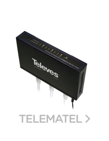 Switch Ethernet L2 No Gestionable 8 Puertos Gigabit
