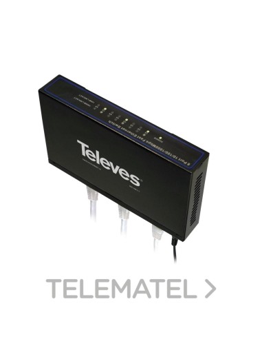 Switch Ethernet L2 No Gestionable 8 Puertos Gigabit