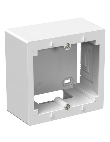 Surface box Europa series 85x83x43 white