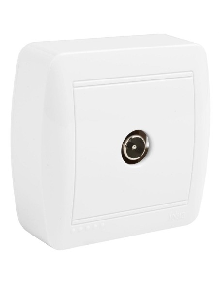 Single TV signal socket series MURAL white