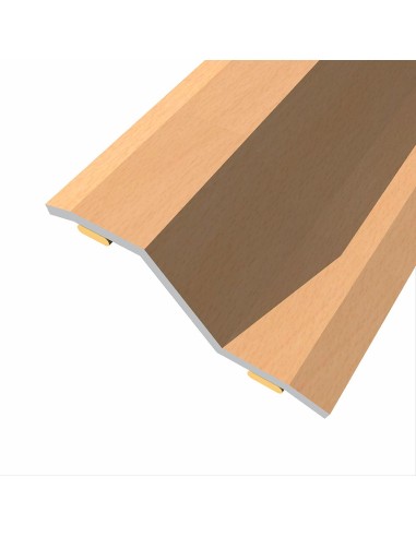 Steel joint for flooring level difference light oak 8-14 mm