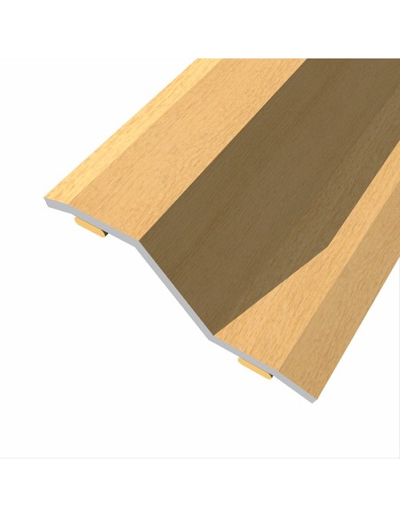 Steel joint for flooring level difference oak rustic 8-14 mm