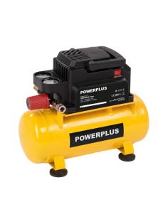 Compressor sem óleo 750 W com reservatório de 6 litros