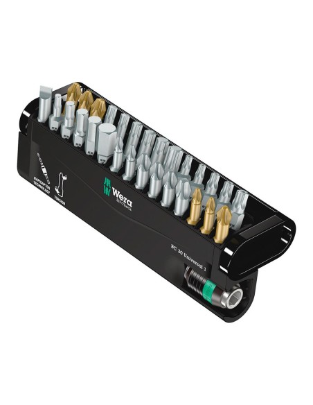 Universal-Bit-Check-Spitzen Set 1 mit Kraftform-Spitzenhalter, 30 Stück