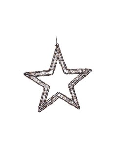 Stella da 800 led nero per esterno 36 cm