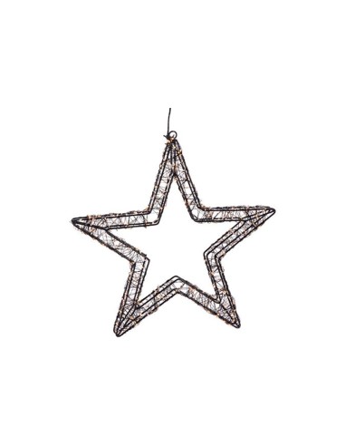 Stella da 800 led nero per esterno 36 cm
