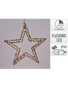 Estrela microled exterior 130 leds figura