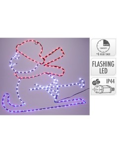 Figure LED Père Noël 53 cm