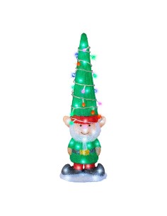 Acrylic LED Elf Figure Outdoor with 8h Timer