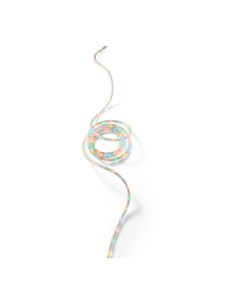 Multicolor Outdoor LED Light String 216 LEDs 9m Silver Wire