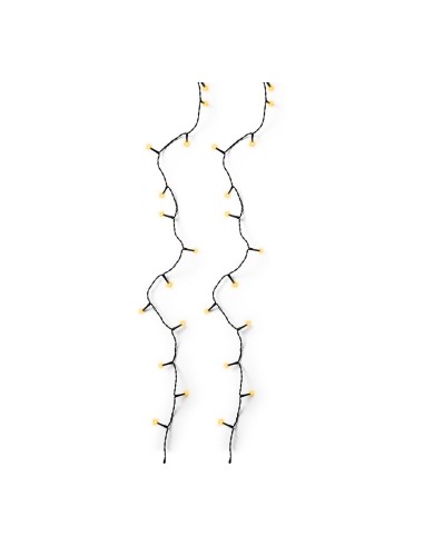 Basic Multi-Function Outdoor String Light with 120 Warm LEDs and Timer