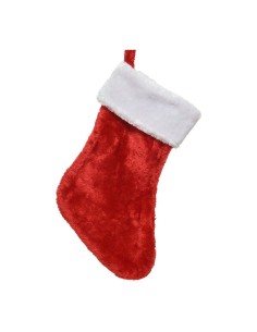 Polyester-Weihnachtsstrumpf mit Hänger, 27 x 40 cm