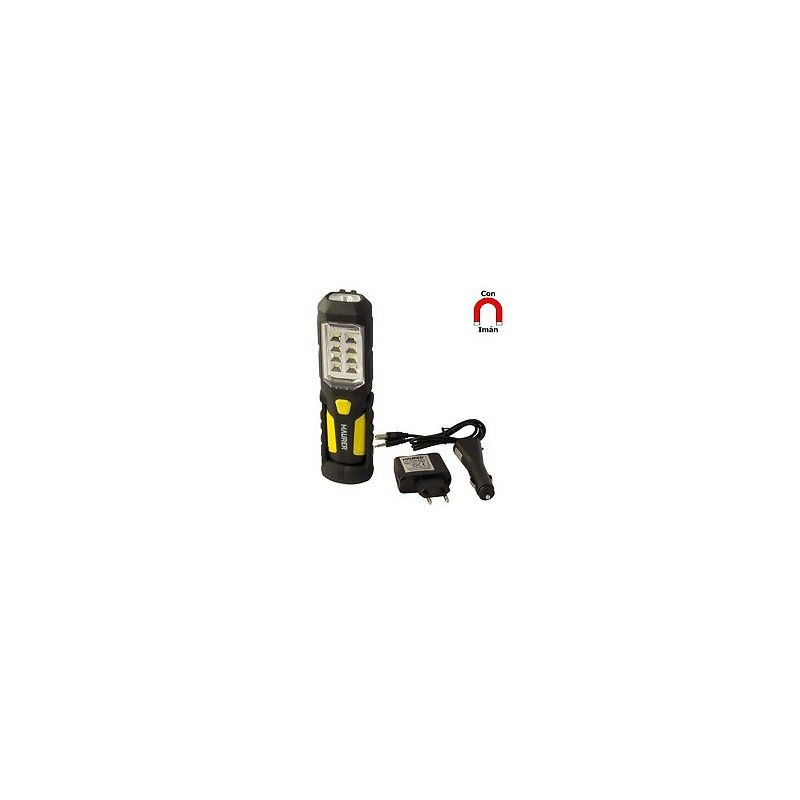 Lanterna Led Recarregável 8 Led Mais 1 Led Frontal (250 Lumens)