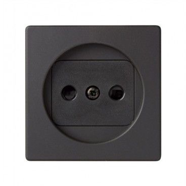 Tapa enchufe 2P grafito SIMON 82040-38