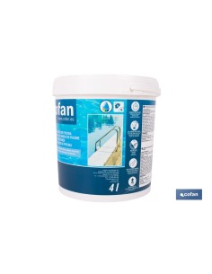 Acrylic Paint for Pool Edges Matte White 4L 2