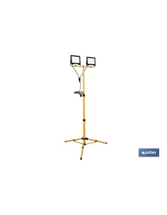 Trípode telescópico con 2 proyectores LED de 50 W 2