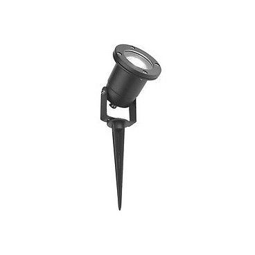 Refletor de jardim Papillon halogênio IP54 com ponta preta