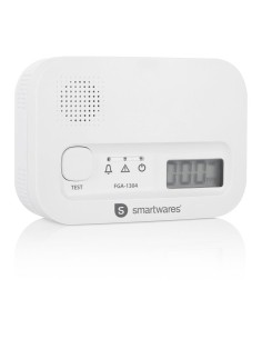 White Carbon Monoxide Detector 85 dB with Electrochemical Sensor