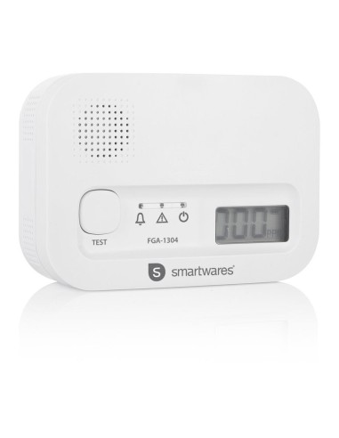 White Carbon Monoxide Detector 85 dB with Electrochemical Sensor