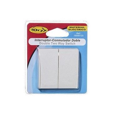 Interruptor / Conmutador Oryx Doble (Mecanismo) 19090125