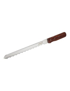 Cuchillo para materiales aislantes con mango de madera y hoja de 275 mm