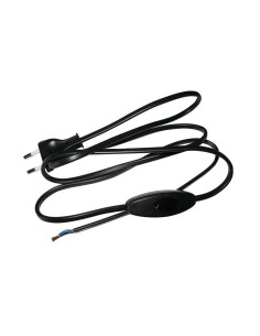 Electrical connection with hand switch 1.5m black