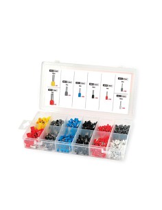 Cassette per punte di cavo, set 800 pezzi