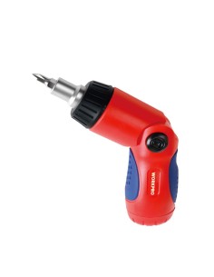 Chave de fenda com cabeça articulada e cabo ergonómico