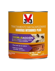 Tratamiento matacarcomas maderas interiores plus 750 ml