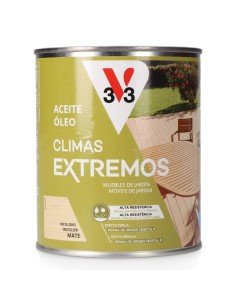 Aceite protector madera climas extremos incoloro 750 ml