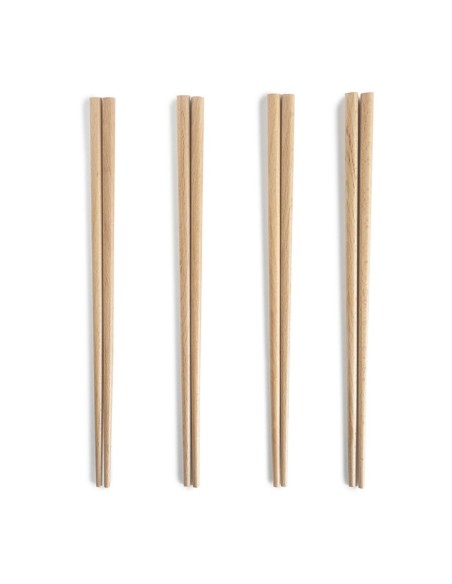 Bâtons de bois de hêtre chinois 24 cm x 8 unités