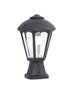 Applique en résine noire avec douille E27